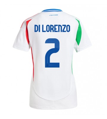 Italien Giovanni Di Lorenzo #2 Bortatröja Kvinnor EM 2024 Kortärmad